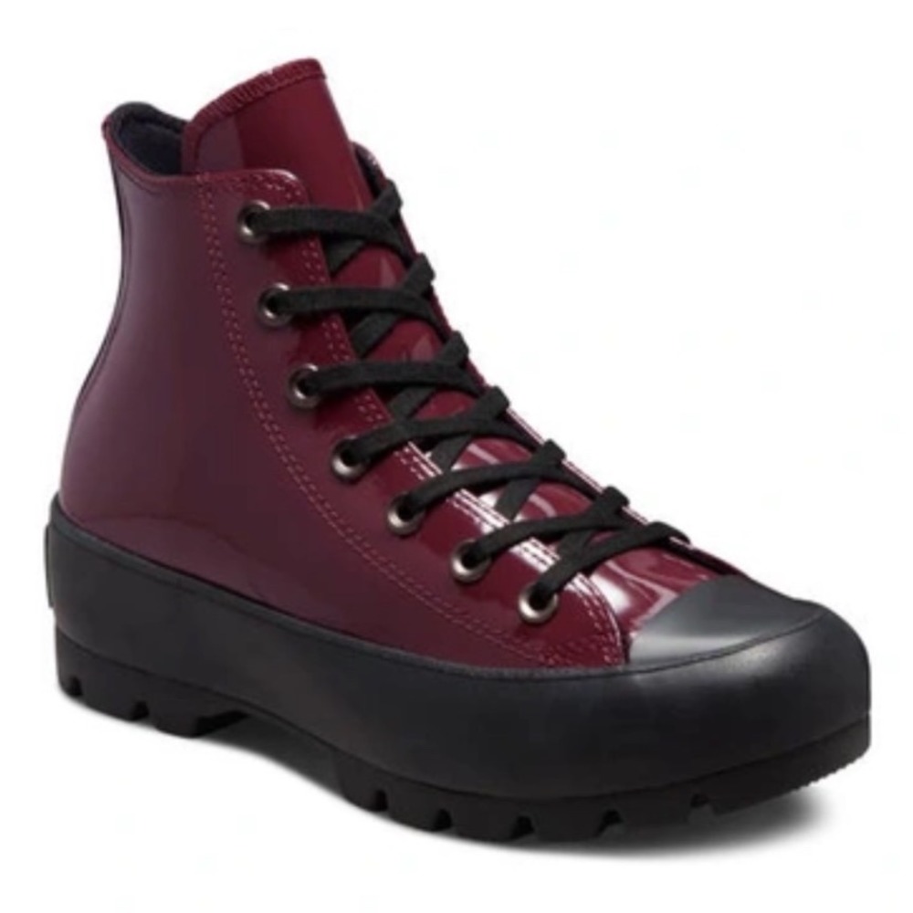 Converse Women's Maroon High-Top Sneakers
